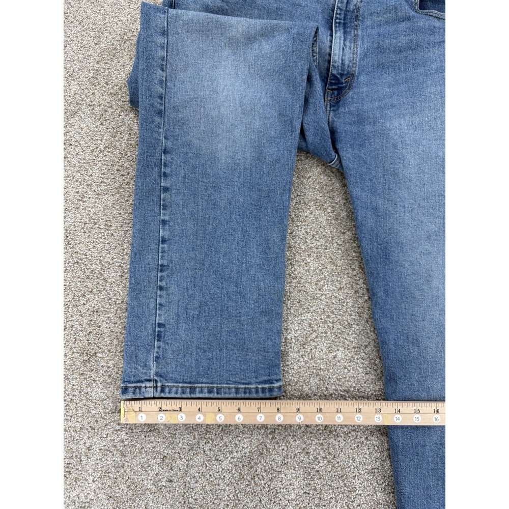 Levi's 505 Jeans Men's 40x30 Blue Medium Wash Flex Denim‎ Regular Straight Leg - Picture 10 of 11